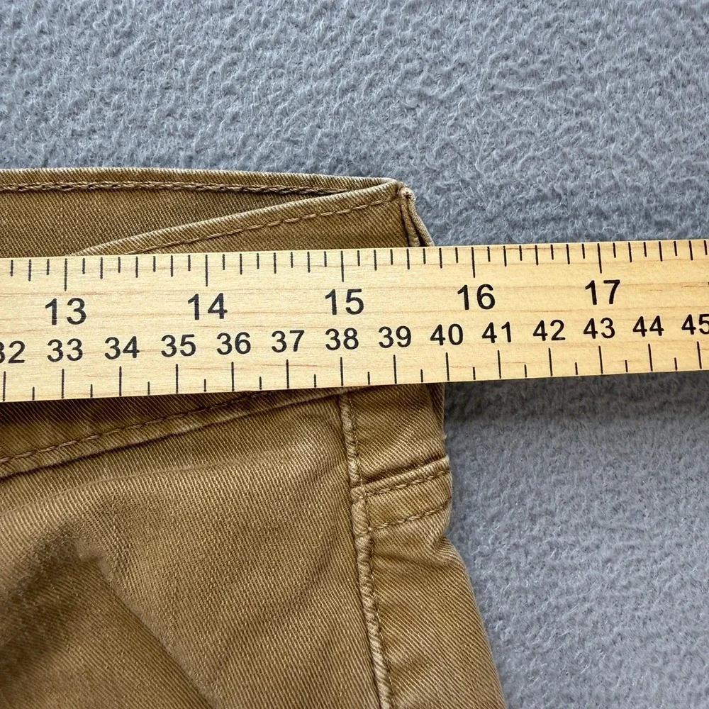 Levi's 502 Taper Pants Mens 31x32 (FIT 31x28) Brown Stretch Regular Chinos Work
